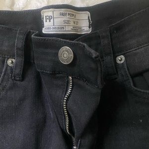 Free People black ripped skinny jeans